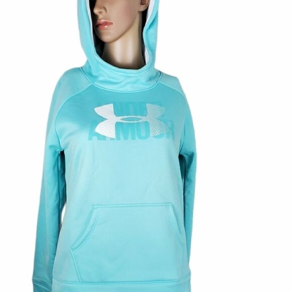 Under Armour Mint Green Cold Gear Hoodie - Picture 1 of 5